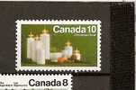 Timbres  Neufs Du Canada Noël  Cierges - Unused Stamps