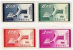 Mtai010/ TAIWAN -  UNESCO-Palais, Paris 1958. Mi. 304/07 **  MNH - Unused Stamps