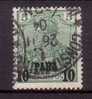 2983) Dt.Post Türkei Mi.Nr. 12 II Gestempelt - Deutsche Post In Der Türkei