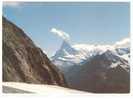 SUISSE-Zermatt (Wallis) .Blick Vom Festigletscher(bei Randa) Auf Das Matterhorn.Mt Cervin. - Randa