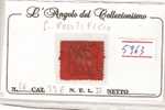 5963)  Francobollo Da 10c. N. 26 Usato II° Scelta - Papal States