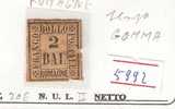 5992)francobollo Da 2 Bay N. 3 Senza Gomma II° Scelta - Romagna