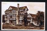 Real Photo Postcard Moreton Old Hall Staffordshire - Ref B154 - Otros & Sin Clasificación