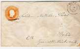 Pre156/ PREUSSEN - GA-Friedrich Wilhelm Links, Aus Wollin, Federstrich-Entwertung - Postal  Stationery