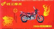 Motorbike ,    Pre-stamped Card , Postal Stationery - Motorbikes