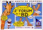 BANDES DESSINEES  -  Girafes  -  Sur Les Hauts De Garonne - 2ème Forum De La BD - Girafes