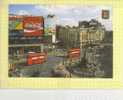 Londres - Piccadilly Circus E La Statue D'Eros - Pub Coca-Cola, Canon, JVC... - CPM 1989 - Ed Fisa N° 12 - Piccadilly Circus