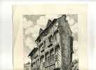 - RENNES  MAISON PREBENDALE . DESSIN A LA PLUME . SIGNE ET DATE 1931 - Zeichnungen