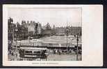 Early Postcard Tram At Market Place Notingham Nottinghamshire - Ref B155 - Nottingham
