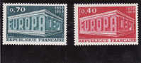 France , Yv.no.1598/9 , Neufs** - 1969