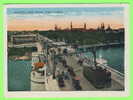 TAMPA, FL - LAFAYETTE STREET BRIDGE - ANIMATED OLD CARS - HILLSBORO NEWS CO  - - Tampa