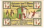 ALTENAU AN DER HARZ  -   ** 75 PFENNIG  GUTSCHEIN  VOM 01 05 1921 BIS ZUM 01 11 1921 **  - - Altri & Non Classificati