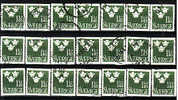 SUEDE - 339 Oblitéré (21 Timbres) Cote 3,15 Euros Depart à 10% - Used Stamps