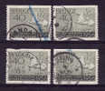 SUEDE - 408 Oblitéré (4 Timbres) - Cote 12 Euros Depart à 10% - Used Stamps
