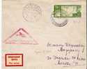 Rs010/  - UDSSR - Flugpost 410 A + 411 B. 1 Brief, 1 Karte ( 2 Belege Zusammen) 1932 - Covers & Documents