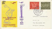 Jeux Olympiques 1960  Vol Olympique  Olympic Flight  Hamburg Roma - Zomer 1960: Rome