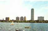 BOSTON SKYLINE AND THE CHARLES RIVER. BOSTON MASSACHUSETTS. - Boston