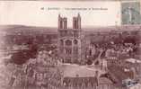 CPA Belle Carte Postale FRANCE Mantes Vue Panoramique Et Notre Dame - TBE - Mantes La Ville