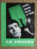 PLAQUETTE - FILM - LE PROCES - ORSON WELLES - PERKINS - Publicidad