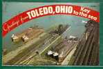 GREETINGS FROM TOLEDO, OHIO - Key To The Sea - PRESQUE ISLE - Circulated POSTCARD To STUART, Fl - Toledo