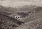 CPSM. LE PELERINAGE DE LA SALETTE VU DES PENTES DU CHAMOUX. DATEE 1953. DENTELLEE. - La Salette