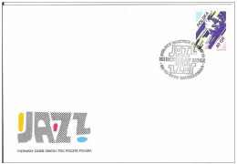 Poland Polska 1997 FDC Music Musique Composer Compositeur Jazz, Mieczyslaw Kosz - FDC