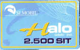 Slovenia, 2.500SIT, Blue Halo GSM Card. - Eslovenia