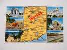 USA - Indiana - Map  Cca 1950-60´s   VF    D27142 - Other & Unclassified