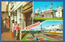 England, Brighton; Mehrbildkarte Mit The Lanes - Brighton