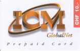 Prepaid Card ICM Global Net - Opérateurs Télécom