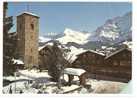 SUISSE-SCHWEIZ-SWITZERLAND.ADELBODEN - Kirche,Bonderspitz,Kl Lohner,Nünihorn - Adelboden