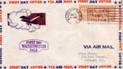 USA-1ER VOL WASHINGTON-SALE - 2c. 1941-1960 Storia Postale