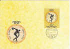 1960 Hongrie Carte Maximum  Jeux Olympiques 1960  Athlétisme Athletics Atletica - Summer 1960: Rome