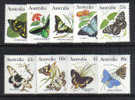 G11097 - AUSTRALIA ,  Farfalle Yvert N. 826/34 Gomma Integra ** Manca Solo Il 30 Cent - Mint Stamps