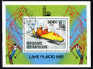 CENTRAFRIQUE 1979, 1 Bloc BOBSLEIGH, OBLITERE. RSP010 - Invierno