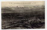 P1- GEX - Vue Panoramique Et Les Alpes Prise De La Route De La Faucille - Gex