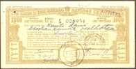 India 1951 Rs.1000 Post Office National Saving Certificate Scripophily Rare  # 12630 - Cheques & Traveler's Cheques