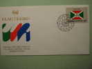 8568 FLAG DRAPEAUX BANDERA  BURUNDI  - FDC SPD   O.N.U  U.N OFFICIAL FIRST DAY COVER AÑO/YEAR 1984 - Enveloppes