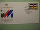 8569 FLAG DRAPEAUX BANDERA  CENTRAL AFRICAN  - FDC SPD   O.N.U  U.N OFFICIAL FIRST DAY COVER AÑO/YEAR 1984 - Buste