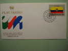 8571 FLAG DRAPEAUX BANDERA   ECUADOR  - FDC SPD   O.N.U  U.N OFFICIAL FIRST DAY COVER AÑO/YEAR 1984 - Enveloppes