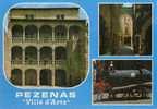 CPSM. PEZENAS. "VILLE D'ARTS". HOTEL D'ALFONCE RUE TRIPERIE VIEILLE. LE POULAIN. DATEE 1981 - Pezenas