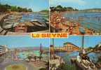 CPSM. LA SEYNE. 4 VUES. DATEE 1977. - La Seyne-sur-Mer