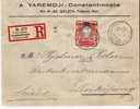 Rle001/  RUSS. LEVANT - Brief,  Einschreiben N. Schweden Mit 100Piaster Ex Constantinople , Cover, Letter, Lettre) - Levante