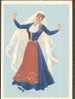 RUSSIA ARMENIA  ETHNIC WOMAN DANCING RANGI, OLD POSTCARD - Armenia