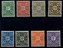 1915 - TIMBRES TAXES - SERIE DE 8 VALEURS - MNH** - Altri & Non Classificati