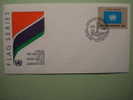 8580 FLAG DRAPEAUX BANDERA  UNITED NATIONS   - FDC SPD   O.N.U  U.N OFFICIAL FIRST DAY COVER AÑO/YEAR 1989 - Buste