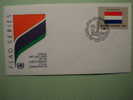 8585 FLAG DRAPEAUX BANDERA  NETHERLANDS  - FDC SPD   O.N.U  U.N OFFICIAL FIRST DAY COVER AÑO/YEAR 1989 - Buste