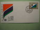 8587 FLAG DRAPEAUX BANDERA  LESOTHO  - FDC SPD   O.N.U  U.N OFFICIAL FIRST DAY COVER AÑO/YEAR 1989 - Enveloppes