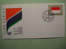 8588 FLAG DRAPEAUX BANDERA  INDONESIA  - FDC SPD   O.N.U  U.N OFFICIAL FIRST DAY COVER AÑO/YEAR 1989 - Buste