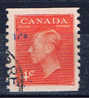 CDN Kanada 1949 Mi 255 D George VI. - Oblitérés